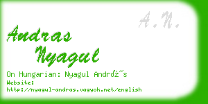 andras nyagul business card